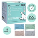 [2 Box/40 packs] Cloversoft Organic Antibacterial Wipes 8 sheets