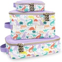 Pack Like A Boss™ Packing Cubes: Lilac Dinos