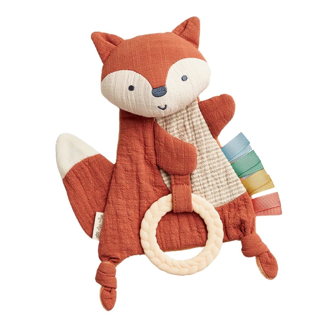 [303001649] Fox - Bitzy Crinkle™ Sensory Toy With Teether