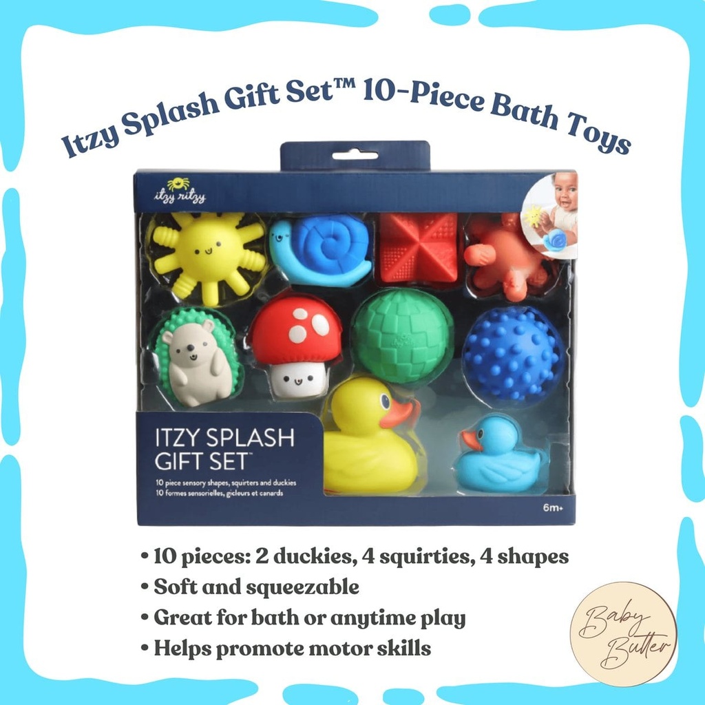 [456501749] Itzy Ritzy Splash Gift Set™ 10-Piece Bath Toys
