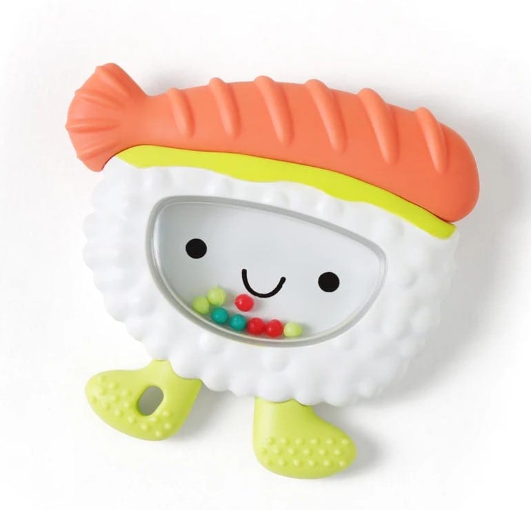 [604401839] Sweetie Shake Plus™ - Silicone Teether with Rattle - Sushi