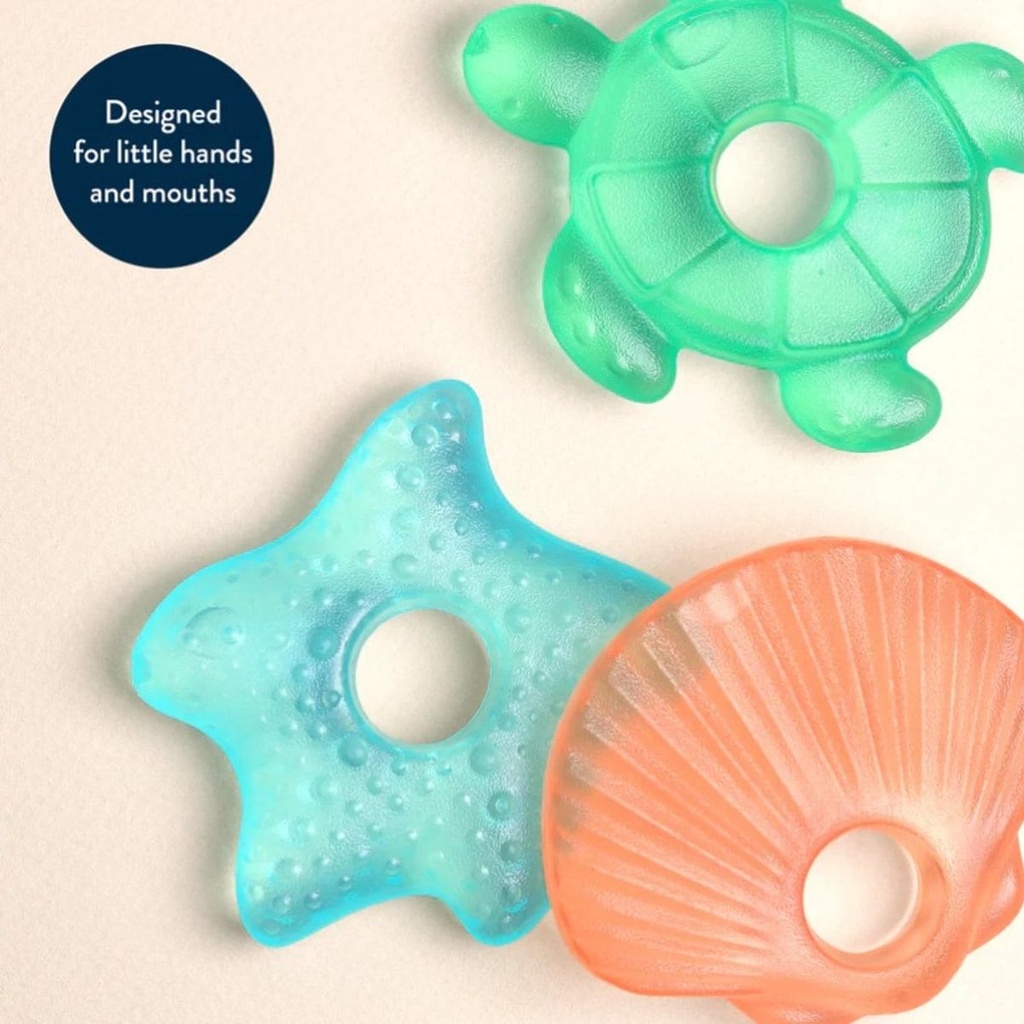 [604601868] Cutie Coolers ™ Refrigerable Water Filled Teether - Seaside
