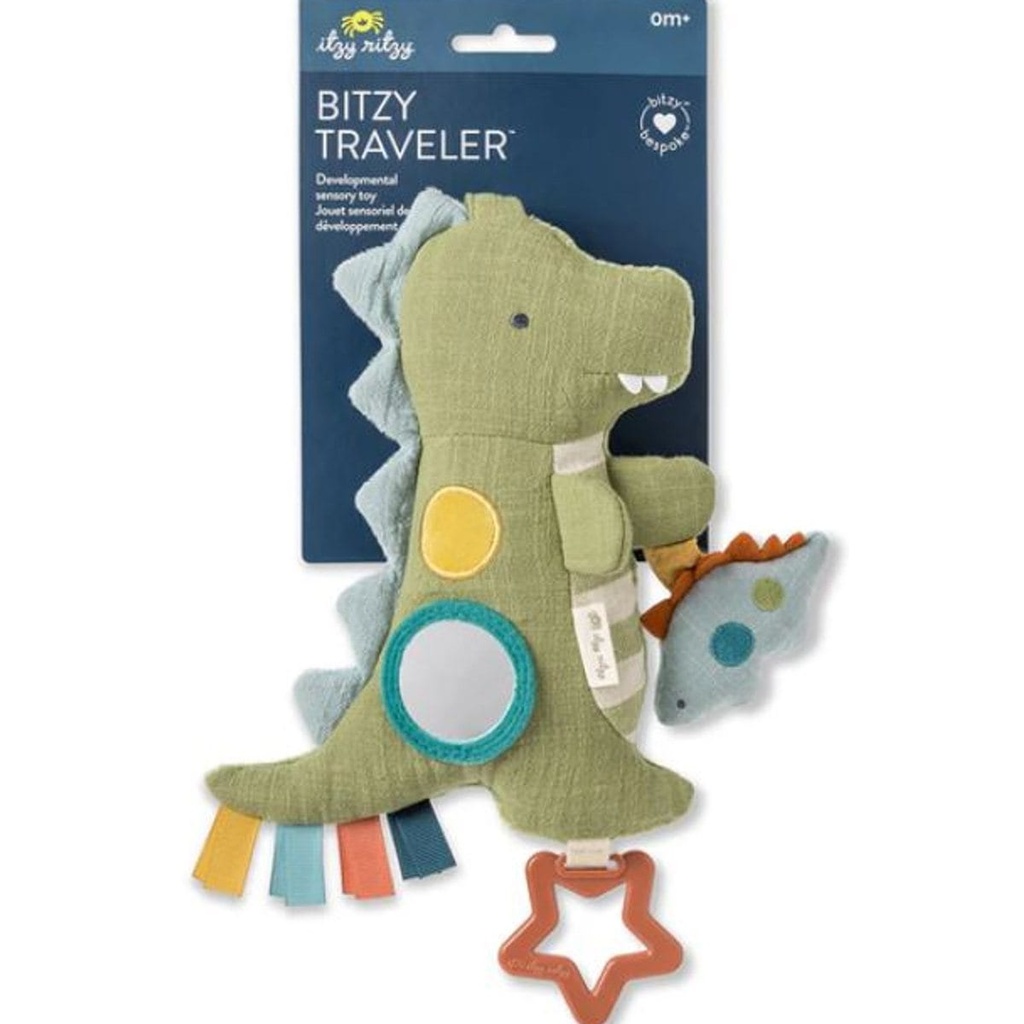 [MAVP8085] Bitzy Traveler™ Developmental Sensory Toy - Dinosaur