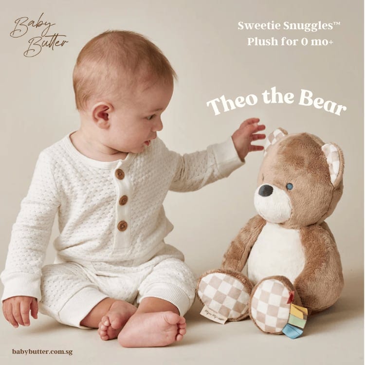 [306701856] Sweetie Snuggles™ Plush - Theo the Bear