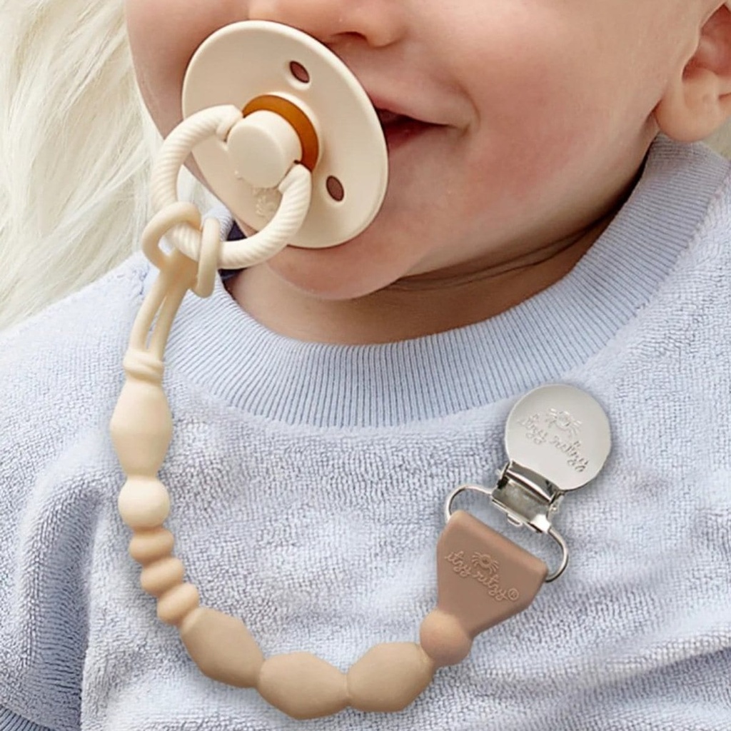 Sweetie Strap™ Pacifier Clip - Ombre Toast Braided