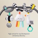 High Contrast - Bitzy Bespoke™ Itzy Bitzy Spiral Car Seat Activity Toy