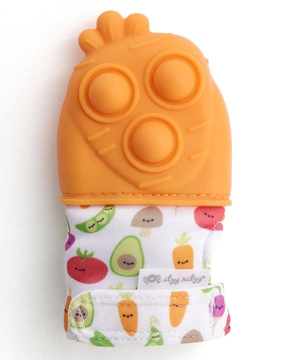 [604201711] Carrot - Itzy Mitt Pop™ Sensory Teething Mitten