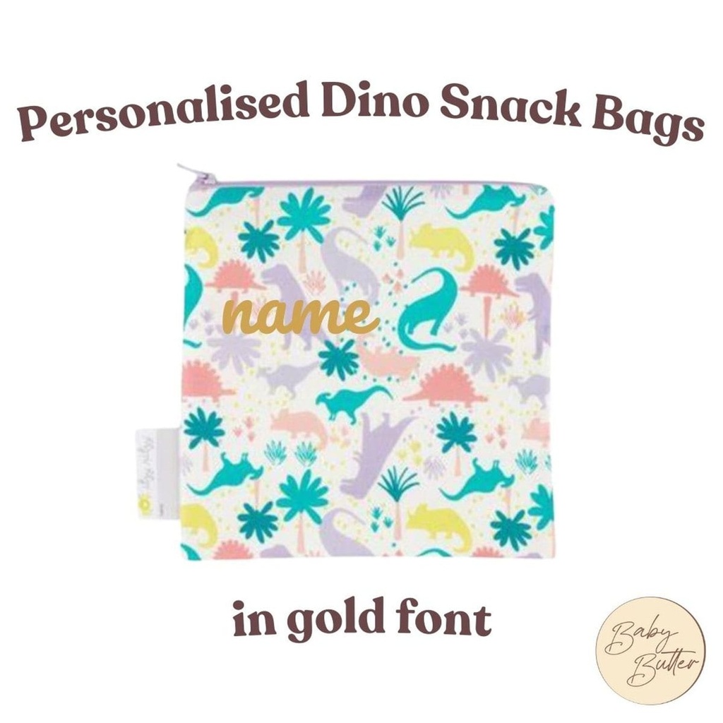 Snack Bag Lilac Dino (No need.)