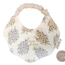 Soft-touch Cotton Bibs + Baby Name (Lavender)
