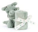 Personalised Jellycat Dragon Soother - blankie with name