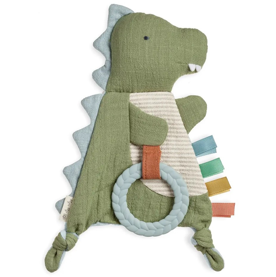 Bitzy Crinkle™ Sensory Toy With Teether (Bunny / Dino / Panda / Fox / Kitty)