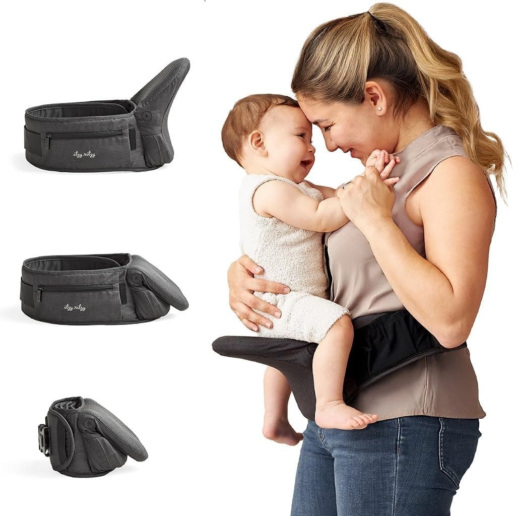 [906051872] Itzy Hold & Fold™ Hip Seat Baby Carrier
