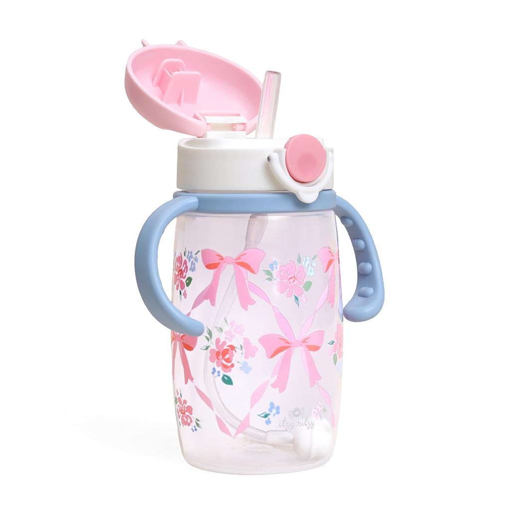 Itzy Sips™ Straw Cup (Ribbons & Roses)