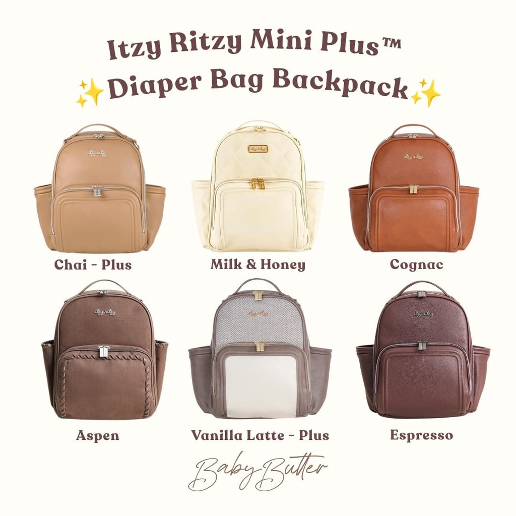 Itzy Mini Plus™ Diaper Bag (8 designs) (Ribbons & Bows)