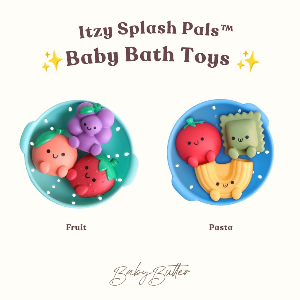 Itzy Splash Pals™ Baby Bath Toys (Pasta)