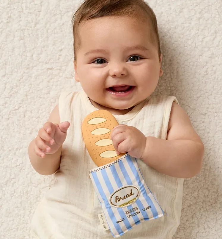 Baguette Teensy Crinkle™ - Silicone Sensory Teether