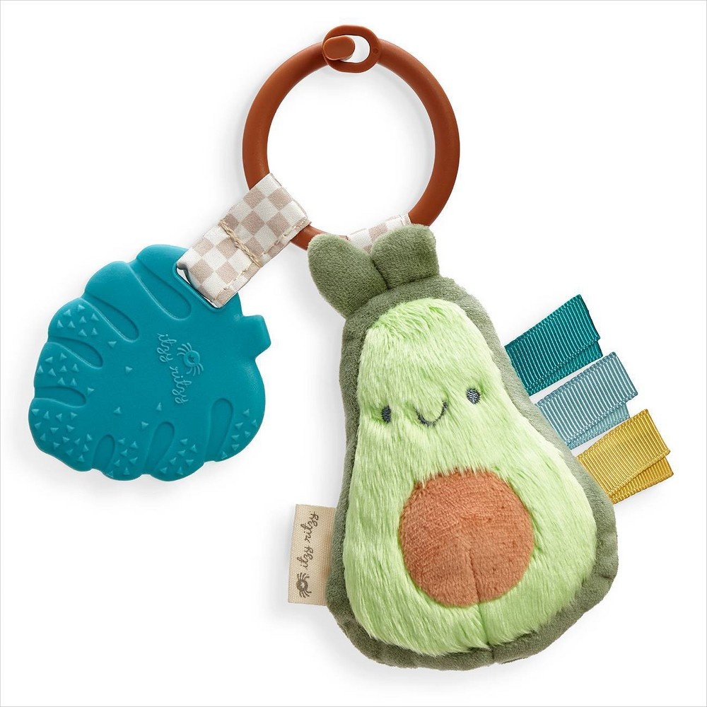 [Avo Pal] (Avocado) Itzy Pal™ - Plush Pal with Silicone Teether