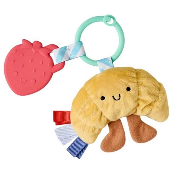 (Croissant) Itzy Pal™ - Plush Pal with Silicone Teether