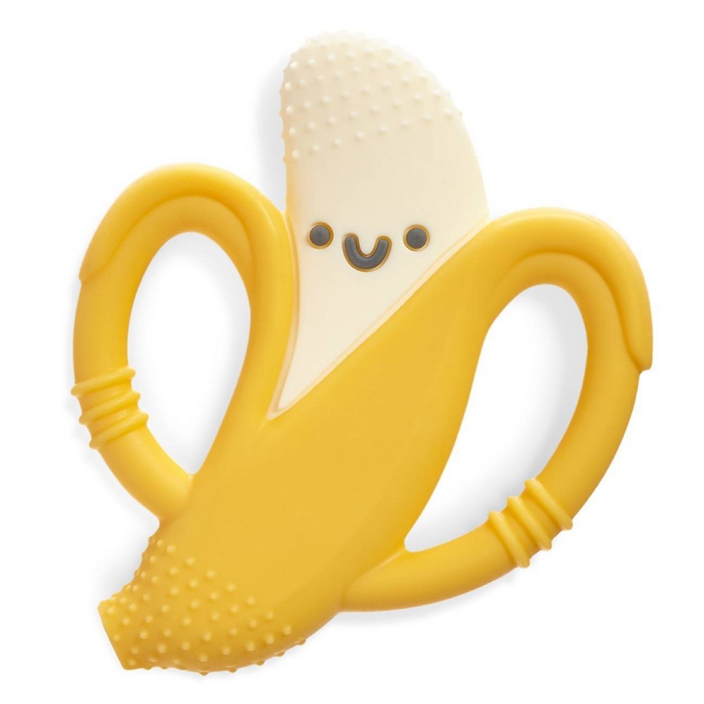 [Chew Crew Banana] Banana Chew Crew Handle Teether™ - Soothing Silicone Handle Teether