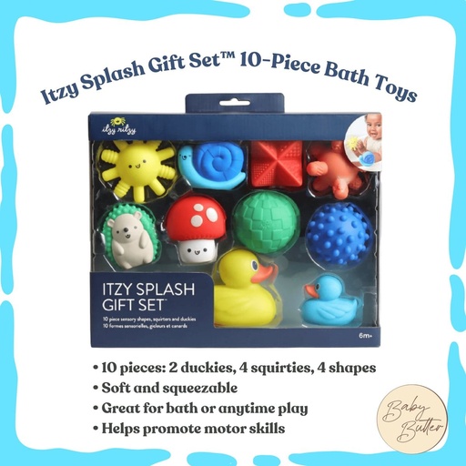 Itzy Ritzy Splash Gift Set™ 10-Piece Bath Toys