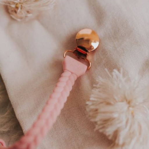 Sweetie Strap™ Pacifier Clip - Baby Pink